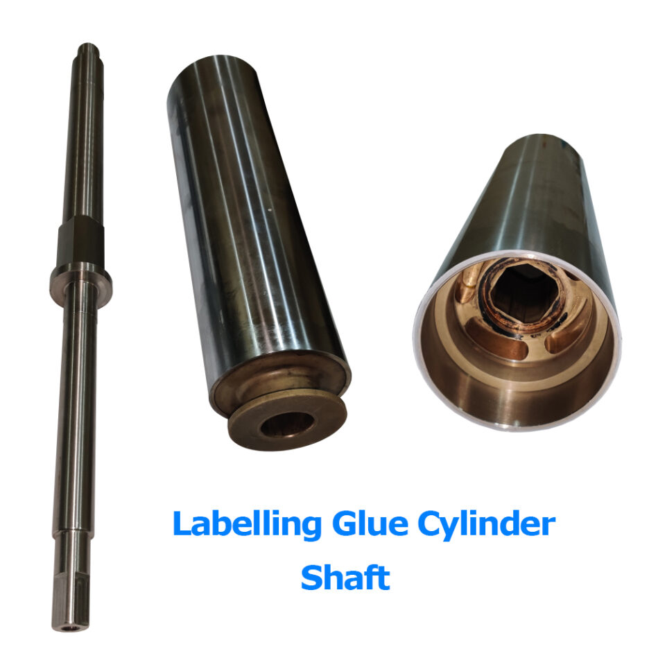 Labelling Glue Cylinder & Shaft, Labeler Glue Roller, Labelling Glue